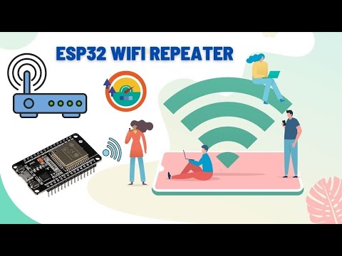 Portable ESP32 WiFi Repeater/Range Extender || ESP32 NAT Router