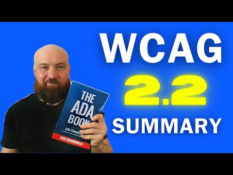 WCAG 2.2 is Officially Released: Quick Summary for all 6 AA Success Criteria