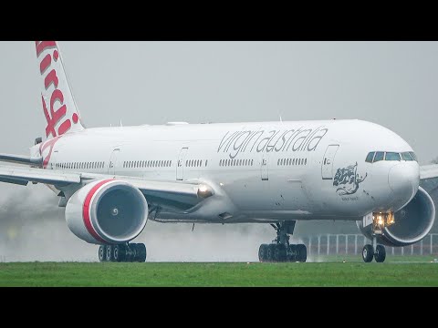 LAST FLIGHT for this BOEING 777 - Super FAST 10 Second Takeoff RUN (4K)