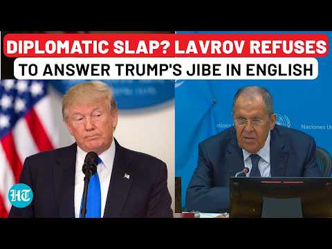 Lavrov Silences Trump on Cam: Russian FM Refuses Comment On 'Paper Tiger' Insult, Highlights This
