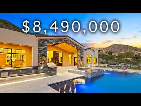 Touring an $8.5M Mountainside Mansion in the Desert