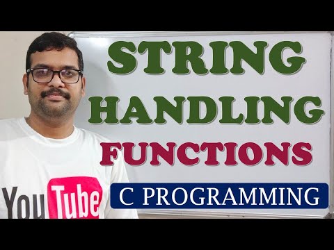 48 - STRING HANDLING FUNCTIONS - C PROGRAMMING