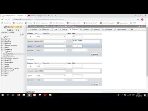 Relacionar Tablas Xampp - Mysql