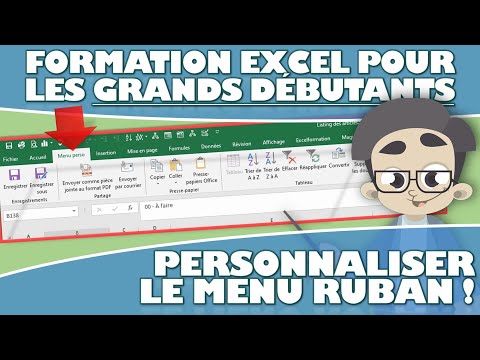 UN MENU RUBAN SUR MESURE (AJOUTEZ ET MODIFIEZ DES BOUTONS) SUR EXCEL