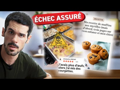 Pourquoi vous ratez les recettes trouvées sur Internet et les réseaux