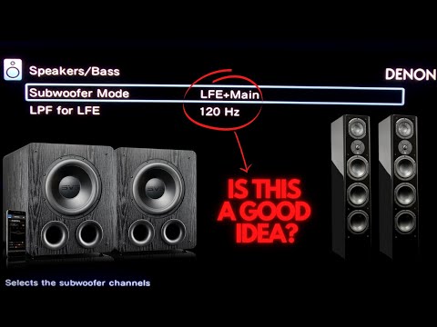 LFE+Main Subwoofer Mode Explained