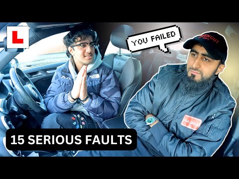 I TOOK THE WORST DRIVING TEST EVER 🚗