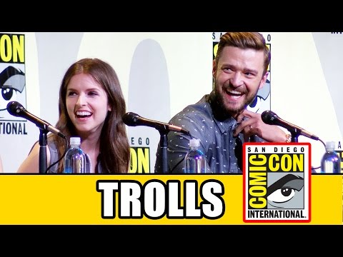 TROLLS Comic Con Panel - Anna Kendrick & Justin Timberlake