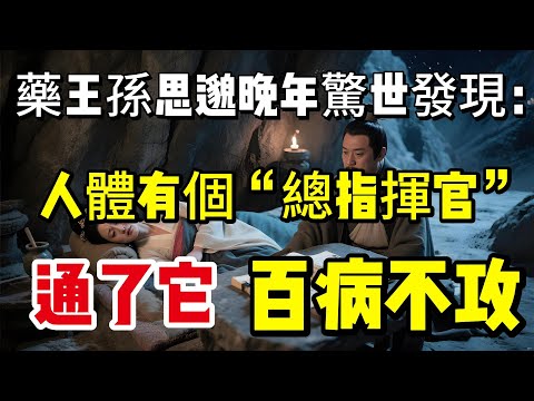 藥王孫思邈晚年驚世發現：人體有個“總指揮官”，通了它，百病不攻養生|健康人生|老年健康|打坐冥想|道家|佛教 |修心修行|禪悟人生 |南無阿彌陀佛|談佛道安