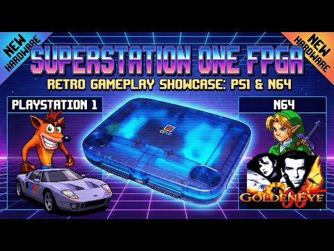SuperStation One is HERE: First Gameplay Test (PS1 & N64 FPGA Core Performance)