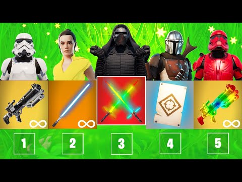 The *RANDOM* STAR WARS Challenge in Fortnite