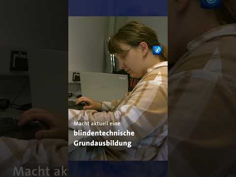 Wie lernen erblindete Menschen, sich im Alltag zurechtzufinden? #blind #tagesschau