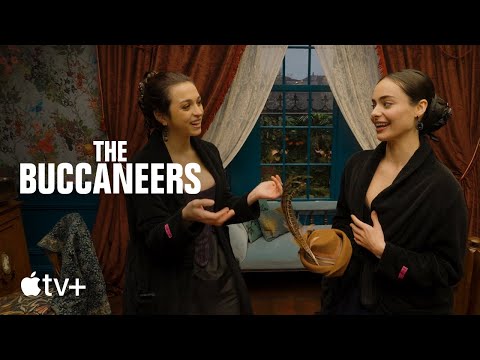 The Buccaneers — Set Tour with Josie Totah and Aubri Ibrag | Apple TV