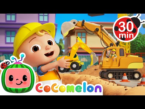 I'm an Excavator JJ! 👷‍♂️ + More CoComelon Nursery Rhymes & Kids Songs