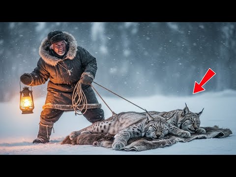 «Две рыси замерзали у его дома — одна ждала детёнышей. Никто не знал, что эта ночь принесёт чудо»