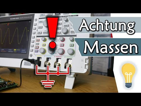 Mach das NICHT mit deinem Oszilloskop (wenn du es behalten willst)  - Masse und Erde | Geräte #17