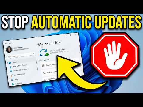How To Stop Automatic Updates in Windows 11 | Disable auto update windows 11