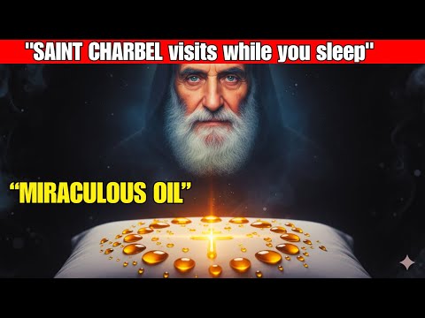 Prayer with the miraculous OIL of SAINT CHARBEL before bed 🌙 Wake up healed.