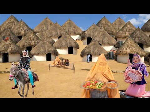 Afghanistan Village Women morning routine | Village life of Afghanistan | Cooking Traditional food