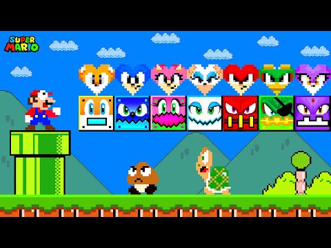 Super Mario Bros. But There's More Custom Star All Sonic Characters
