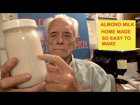 ALMOND MILK "I SHOW YOU AN EASY WAY TO MAKE IT" (OAG)