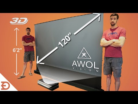 EASY MASSIVE THEATER! | 120" AWOL Vision Motorized Screen + LTV-2500 4K UST Laser TV