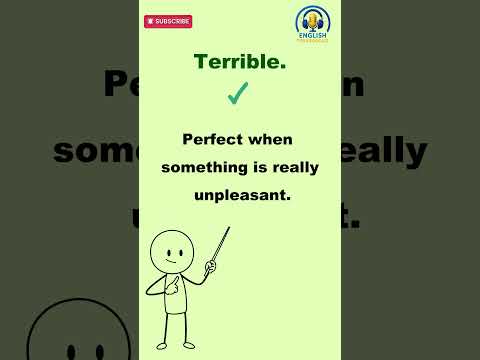 Stop Saying “Very Bad” — Use These Natural Alternatives #shorts