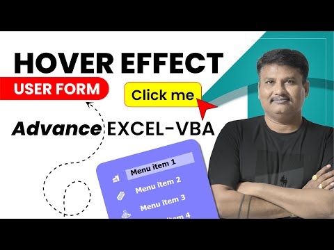 Excel VBA: Create Stunning Hover Effects in User Forms