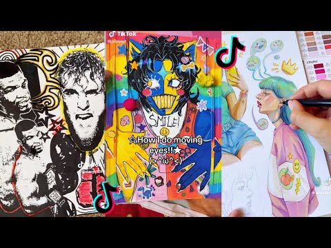 ART SKETCHBOOK 📖🎨 TIKTOK compilation #71