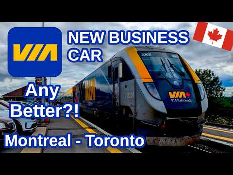 VIA RAIL's BUSINESS CLASS! | Worth it now?! | Montreal - Toronto |