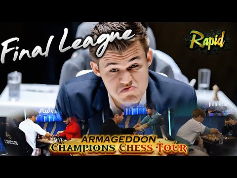 FINAL LEAGUE!!! Magnus Vs Alireza Firouzja, Wesley So, Hikaru Nakamura || Champions Chess Tour