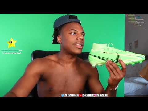 ishowspeed LEAKS the NEW CR7 boots