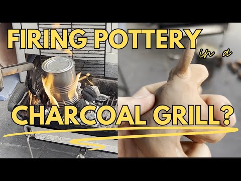 Firing Pottery in a CHARCOAL GRILL on my NYC Balcony
