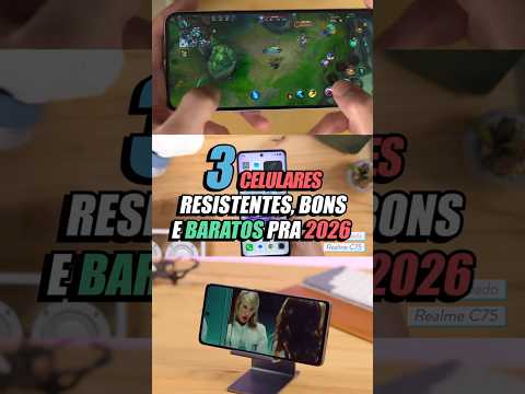 3 CELULARES BARATOS, RESISTENTES e MUITO BONS!