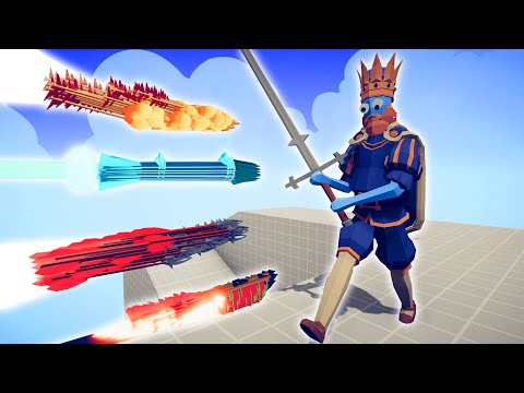 THROW EVERYTHING AT THE KING | TABS - Totally Accurate Battle Simulator