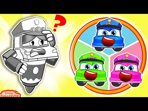 Buscamos el color favorito de la niña 🎨✨ Conozcamos Más Colores | RoboSquad Animados Infantiles