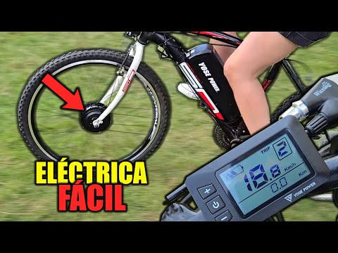 CONVIERTO una BICICLETA NORMAL en ELÉCTRICA FÁCIL | Kit de conversion YOSEPOWER