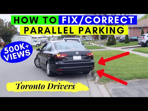 How to CORRECT PARALLEL PARKING || T❤P RATED Vide❤ || STEP BY STEP METHOD || HOW TO PARALLEL PARK