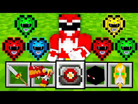 Minecraft, But I Have POWER RANGERS Hearts!