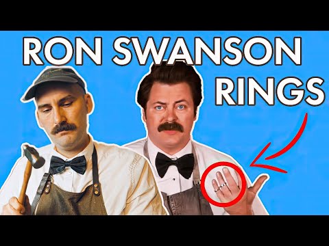 I Made Ron Swanson Sconce Rings from Parks & Rec