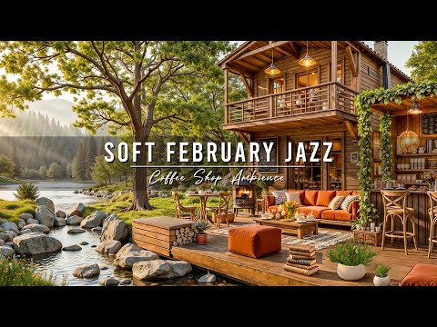 Soft February Jazz Music for Work, Study β Relaxing Morning Jazz at Outdoor Coffee Shop Ambience