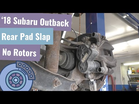 '18 Subaru Outback - Rear Pad Slap
