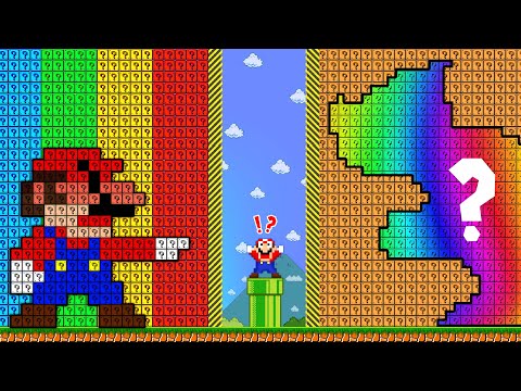 When Mario Tries to Collect 999 Item Blocks in Super Mario Bros | ADN MARIO GAME