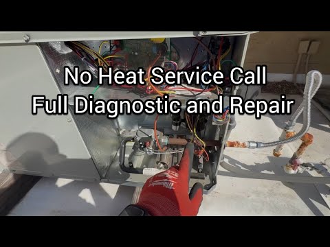 No Heat Service Call Full Diagnostic and Repair - #HVAC 