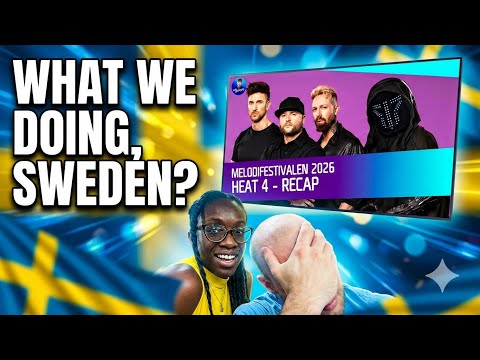 WHAT'S GOING ON WITH SWEDEN THIS YEAR? | REACTION TO Melodifestivalen 2026 (Sweden) | Heat 4 | RECAP