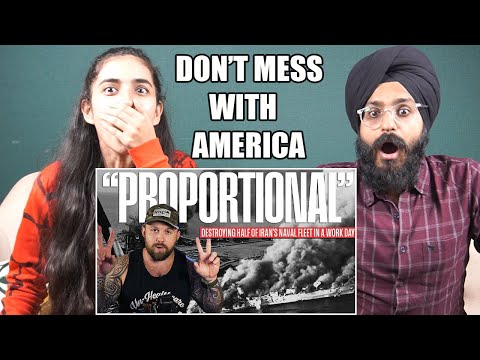 Indians React to America Obliterates Half Of Iran's Navy In 8 Hours! - Operation Praying Mantis