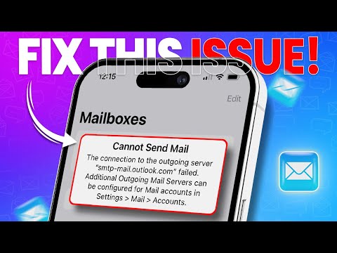 How to Fix "Cannot Send Mail" Error on iPhone | Email Sending Failed on iPhone