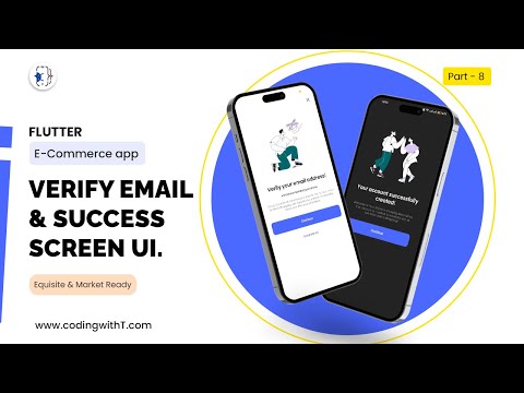 Flutter Email Verification Screen | Flutter Success Screen Design 2025