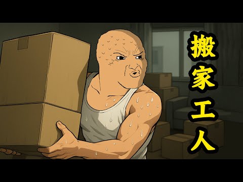搬家工人的一生：看透人性冷暖，差點被現實打倒 | wojak | 搬運工 | 工人 | 工作 | 動畫 | 搬工
