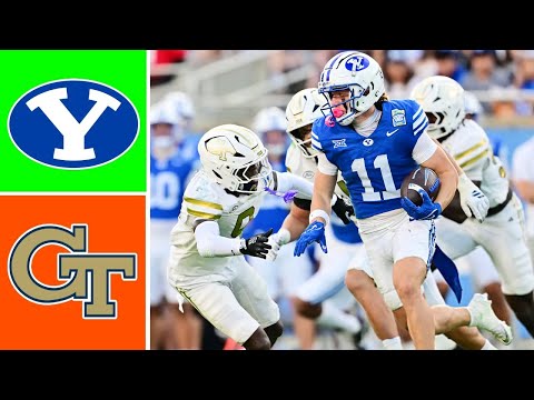 #12 BYU vs Georgia Tech Highlights Full Game | 2025 College Football Pop-Tarts Bowl Championship